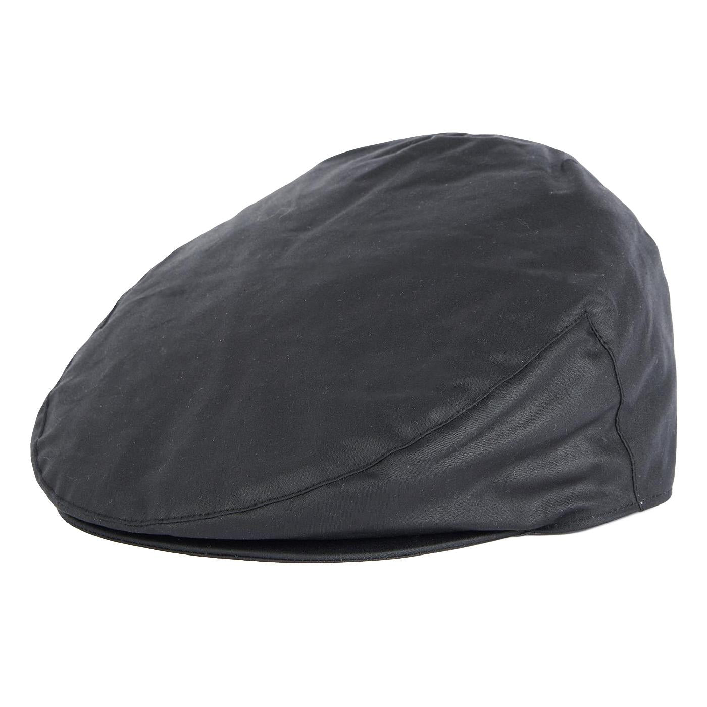 Wax Flat Cap Black Greystone - Cappello a Coppola Nero 222MMHA0003-BK31  BARBOUR 