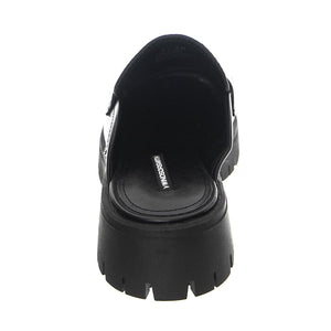 Theory Black Leather - Sandali Donna Neri WSSTHEORY-BLA  WINDSOR SMITH 