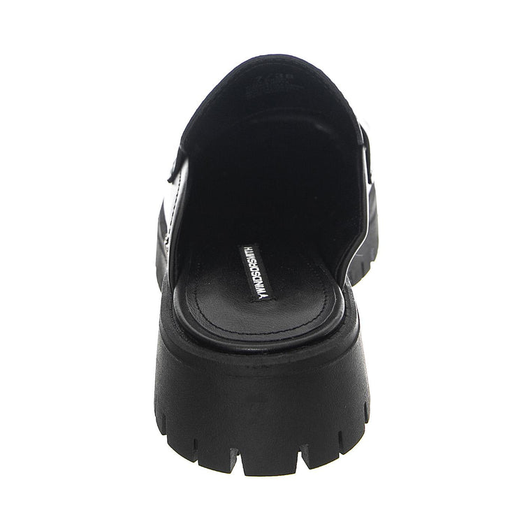 Theory Black Leather - Sandali Donna Neri WSSTHEORY-BLA  WINDSOR SMITH 