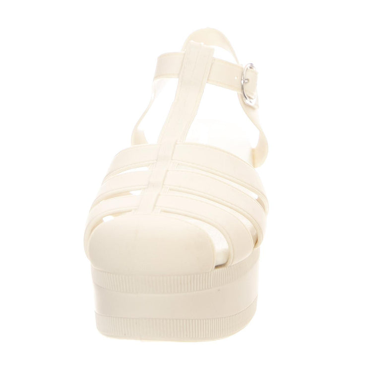 W' Candied Cream Sandals - Sandali Donna Bianchi JC-CAN-CRE  JEFFREY CAMPBELL 