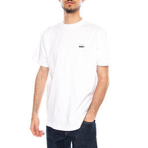 Established Works Bold Tee SS White - Maglietta Girocollo Uomo Bianca 131080365 WHT OBEY 