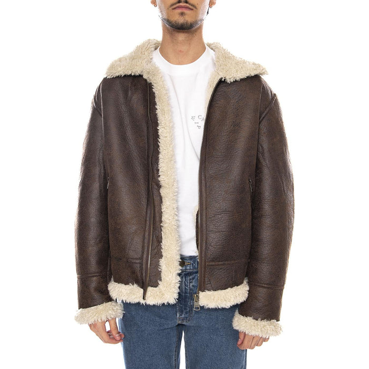 Aviator Jacket Luxe Brown - Giacca Uomo Marrone 112371079 . LEE 