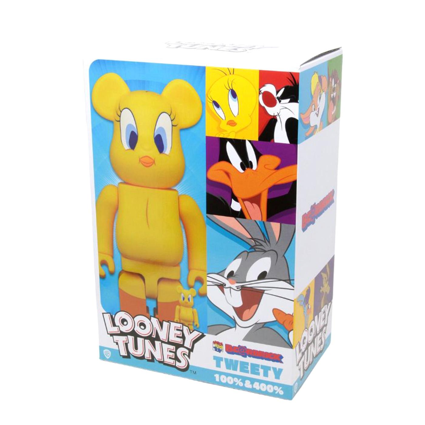 BE@RBRICK Tweety 100% & 400% - Toy Multicolore MDTTWEETY  MEDICOM TOY 