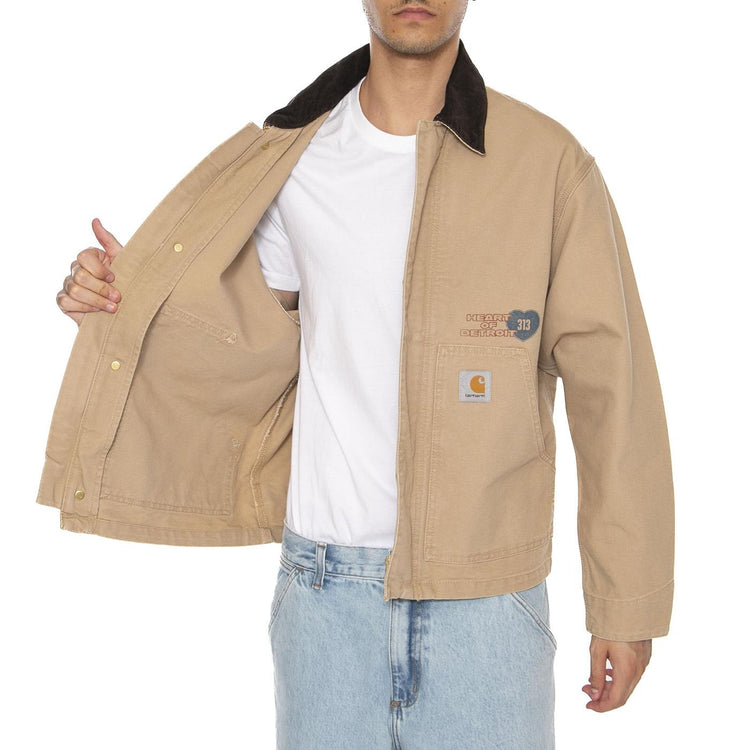 OG Arcan Graphic Jacket Dusty H Brown / Tobacco - Giacca Uomo Marrone I035553.2N260  CARHARTT WIP 