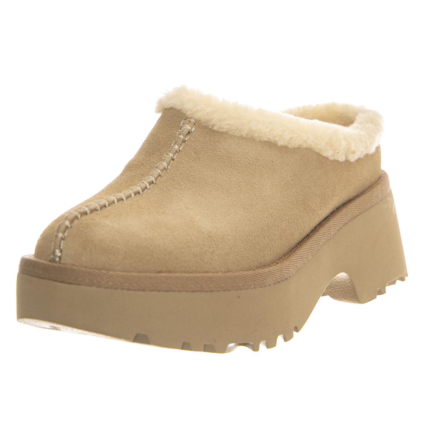 W New Heights Cozy Clog Mustard Seed - Scarpe Donna Beige UGSNHCCLOMDS1162510W  UGG 