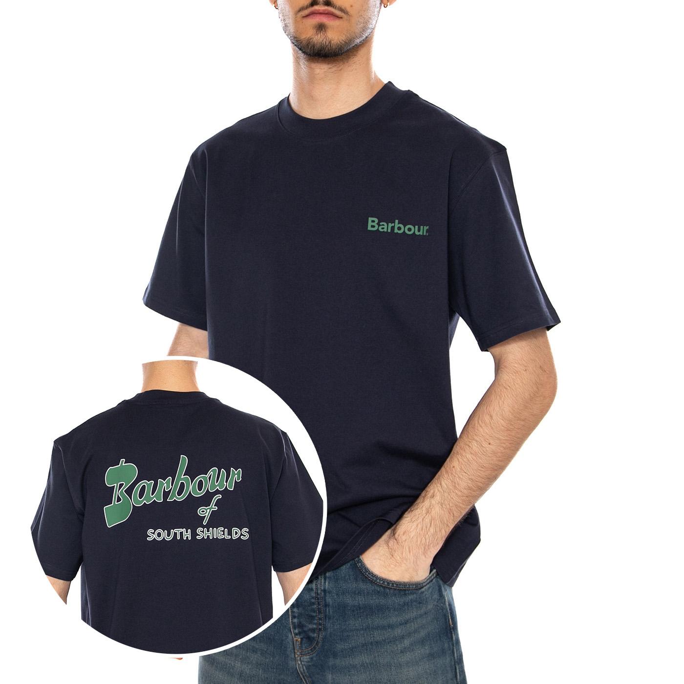 OS FIT ARCHIVE LOGO T-SHIRT NAVY - Maglietta Girocollo Uomo Blu MTS1569 NY91 BARBOUR 