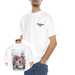 S/S Wiptopia T-Shirt White - Maglietta Girocollo Uomo Bianca I035492.02XX . CARHARTT WIP 