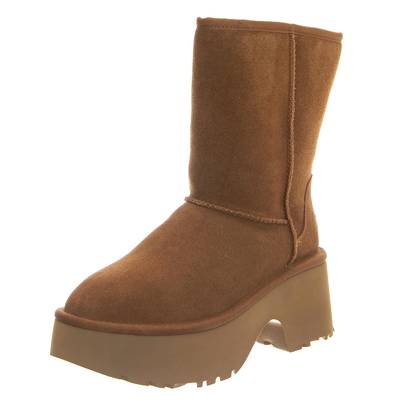 W Classic Short New Heights Chstnut Mini Platrform - Stivali Donna Beige 1158310-CHE  UGG 