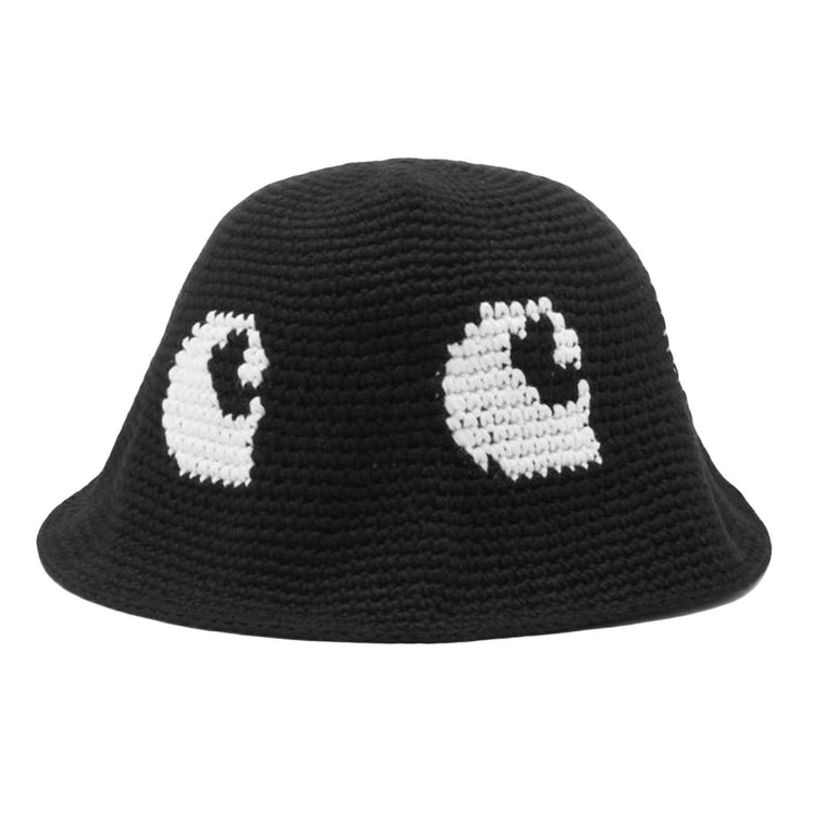 Cane Hat Black / White - Cappellino in Maglia Nero I034482.0D2XX  CARHARTT WIP 