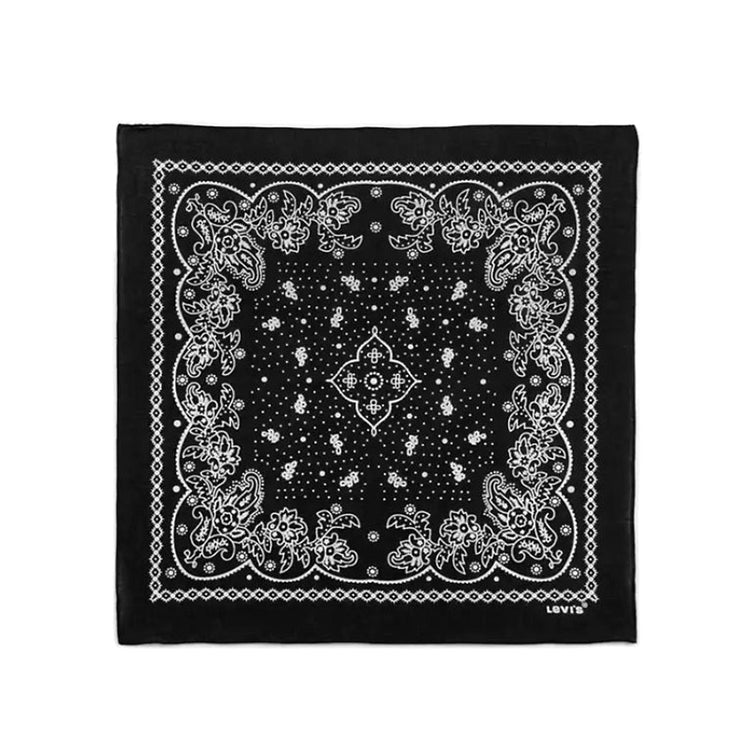 Paisley Bandana Caviar Black - Bandana Nera 77138-0631  LEVIS 