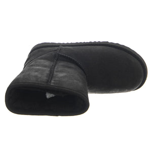 Classic Weather Short II Black K - Stivaletti Bambino Neri UGKCLSWPBK1019646K  UGG 