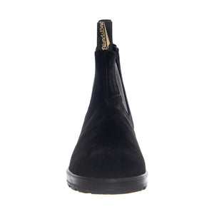 585 Chelsea Boot Waxed Nubuk Leather - Black & Black - Stivaletti Uomo Neri 252 2405 BLUNDSTONE 