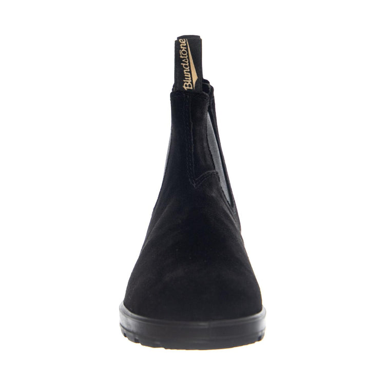 585 Chelsea Boot Waxed Nubuk Leather - Black & Black - Stivaletti Uomo Neri 252 2405 BLUNDSTONE 