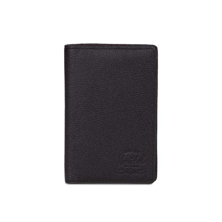 Search Rfid Black Pebbled Leather - Portafogli Nero in Pelle 10396-01885-OS  HERSCHEL 