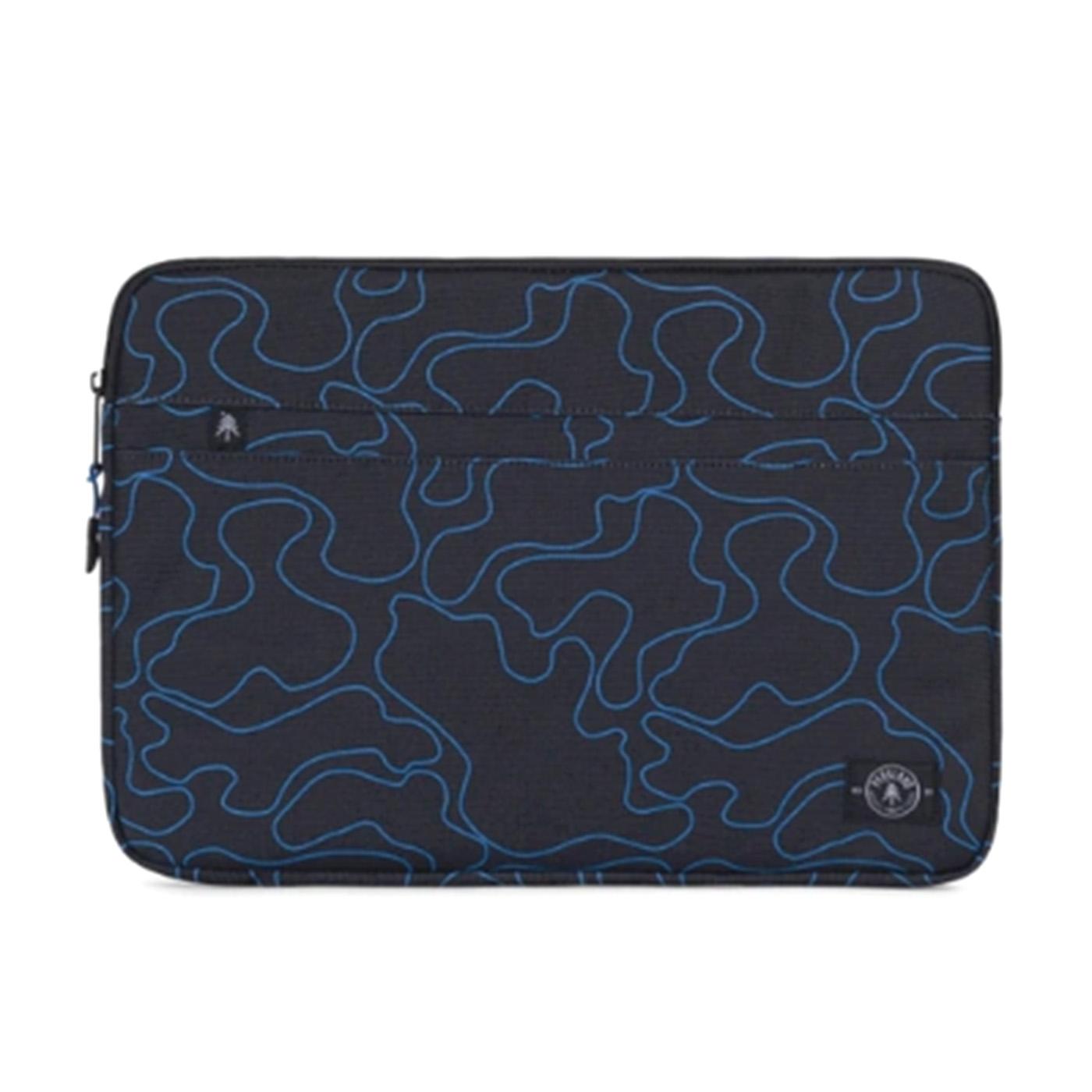 Pilot Sleeve for 12-Inch Macbook 00172 Shadow Camo Blue - Porta Mac Nero / Blu 20017-00172-12  PARKLAND 