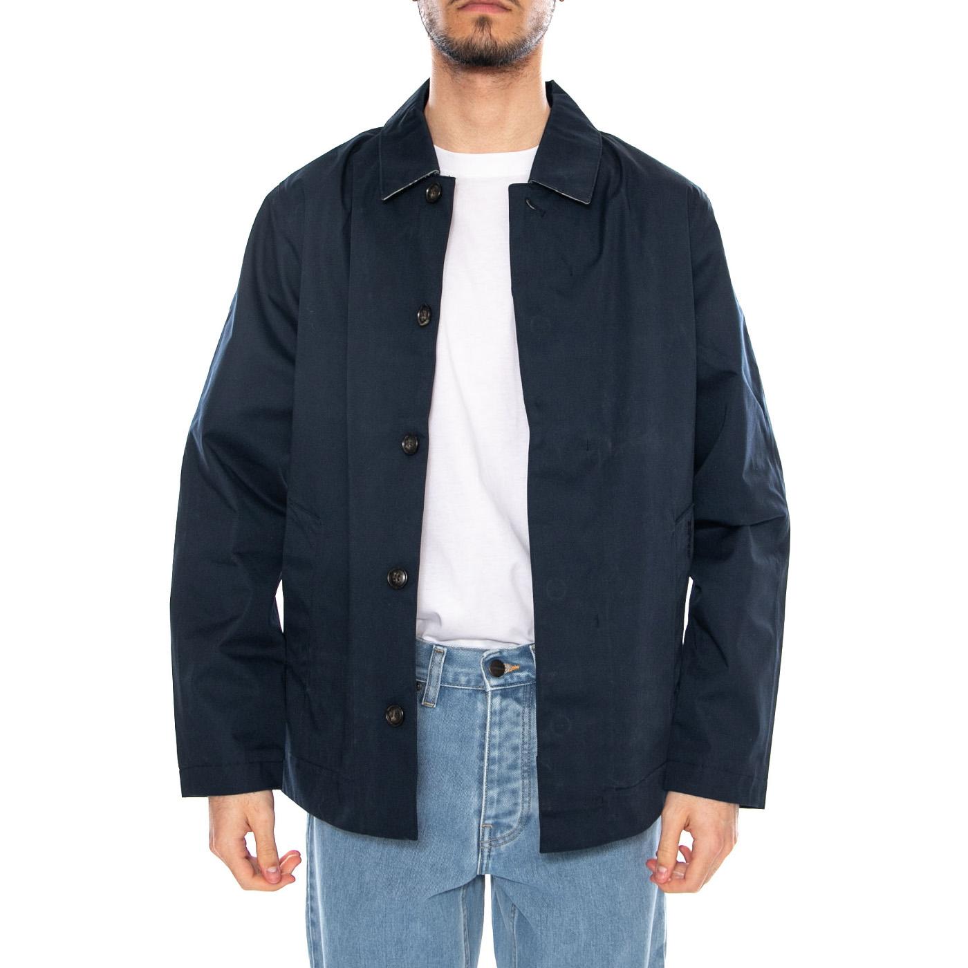 Short Roking Waterproof Jacket Navy - Giacca Uomo Blu Scuro<BR/> MWB1130 NY72 BARBOUR 