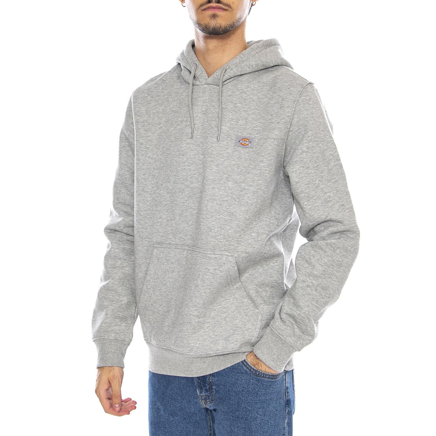 Oakport Hoodie Heather Grey - Felpa con Cappuccio Uomo Grigia DK0A4XCDHG01  DICKIES 