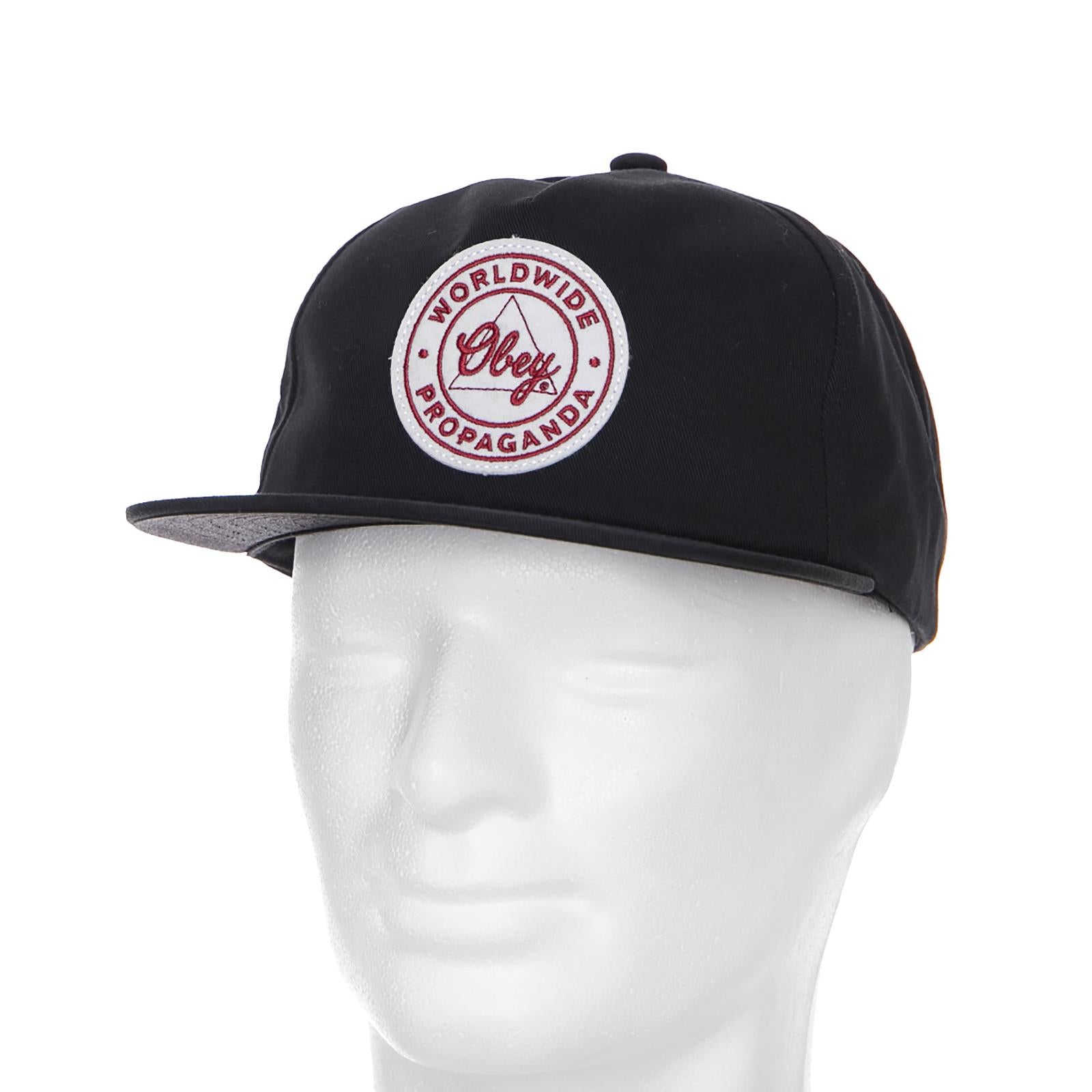 PARAMOUNT SNAPBACK BLACK 100570060-BLK  OBEY 