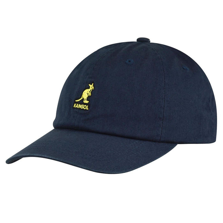 Washed Baseball Navy - Cappellino con Visiera Blu K5165HT-NV411  KANGOL 