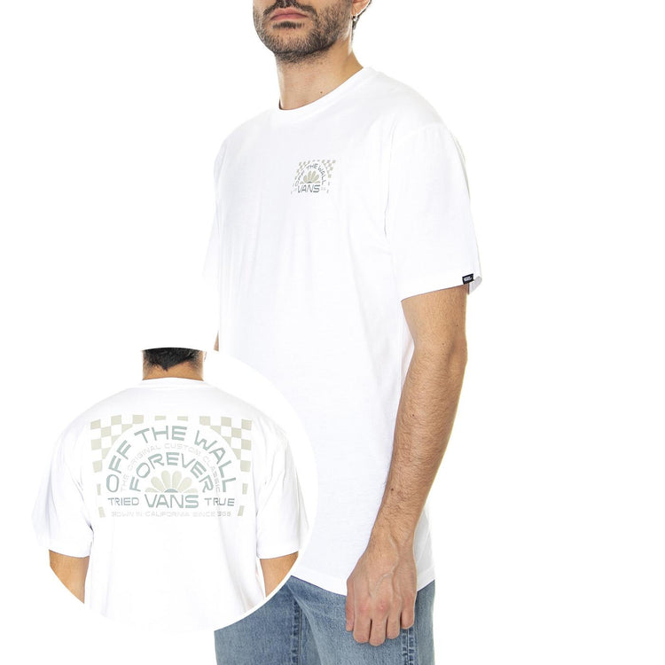 M' Forever Vans Tee SS White - Maglietta Girocollo Uomo Bianca VN00003MWHT1  VANS 