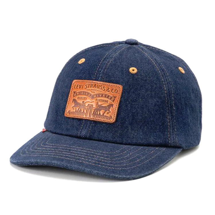Relaxed Dad Heritage Cap - Indigo Rinse 2 - Cappellino con Visiera Blu 000A9 0005 LEVIS 
