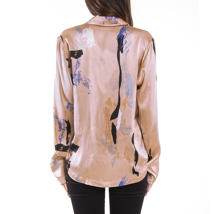 VILHELMA L/S SHIRT RUGBY TAN 140860100-031  MINIMUM 