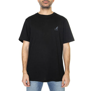 Cap Heritage Black - Maglietta Girocollo Uomo Nera KAF22UTS219-99  KANGOL 