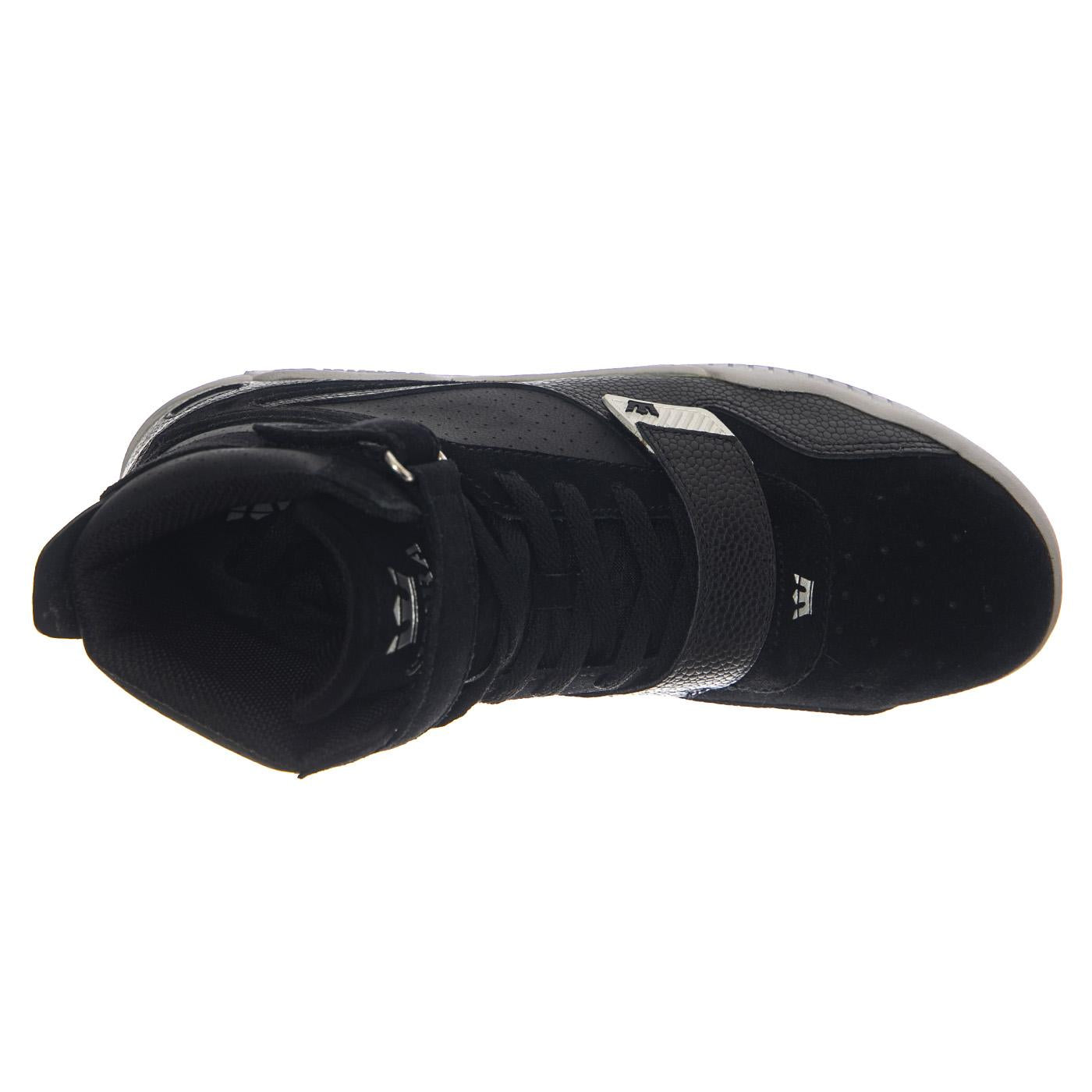 Breaker Black/ Silver / White - Scarpe Collo Alto Uomo Nere BREAKER Black/Silver-White  SUPRA 