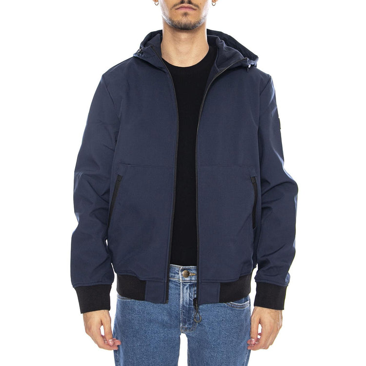 Bowie Sofshell Bomber Noos Jacket Navy Blazer - Giacca con Cappuccio Uomo Blu Scuro 22029276-4863098 . ONLY & SONS 