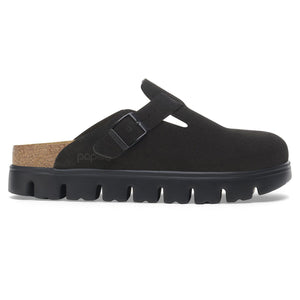 Boston Chunky black, Suede Leather - Sandali Donna Neri 1028317  BIRKENSTOCK 