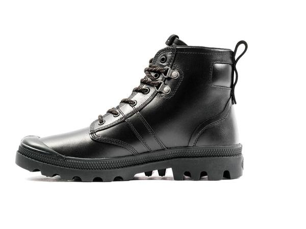 Pallabrousse Tact Lth Black - Scarpe Stringate Profilo Alto Uomo Nere PAS08837-008-M  PALLADIUM 