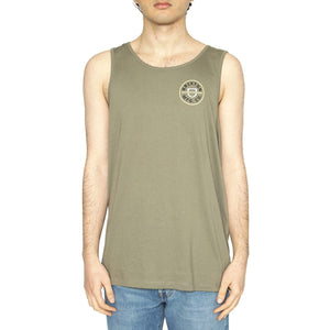 Crest Tank Top - Canotta Uomo Verde 22353-OLVSP  BRIXTON 
