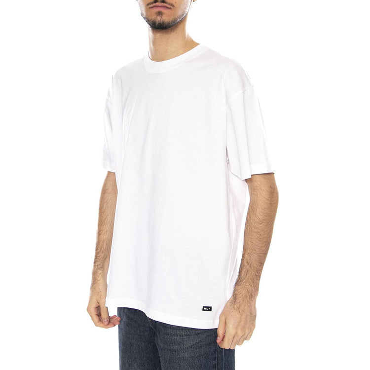 HUF Set 2 Pack Magliette -- Magliette Uomo Bianche AC01013 WHT HUF 