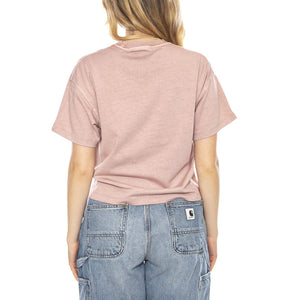 W S/S Benton T-Shirt - Rosa - Maglietta Donna I035528_1NJ_GD . CARHARTT WIP 