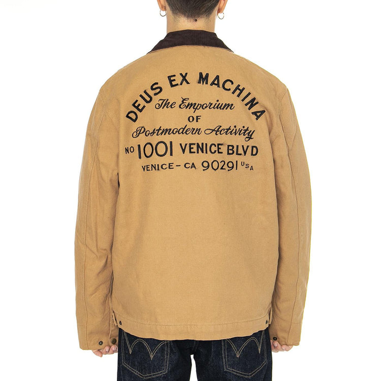 Address Workwear Jacket Dijon - Giacca Uomo Marrone DMF86343  DEUS EX MACHINA 