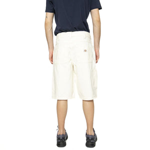 Medison Denim Short Ecru - Bermuda Denim Jeans Uomo Bianchi DK0A4YSYECR1  DICKIES 