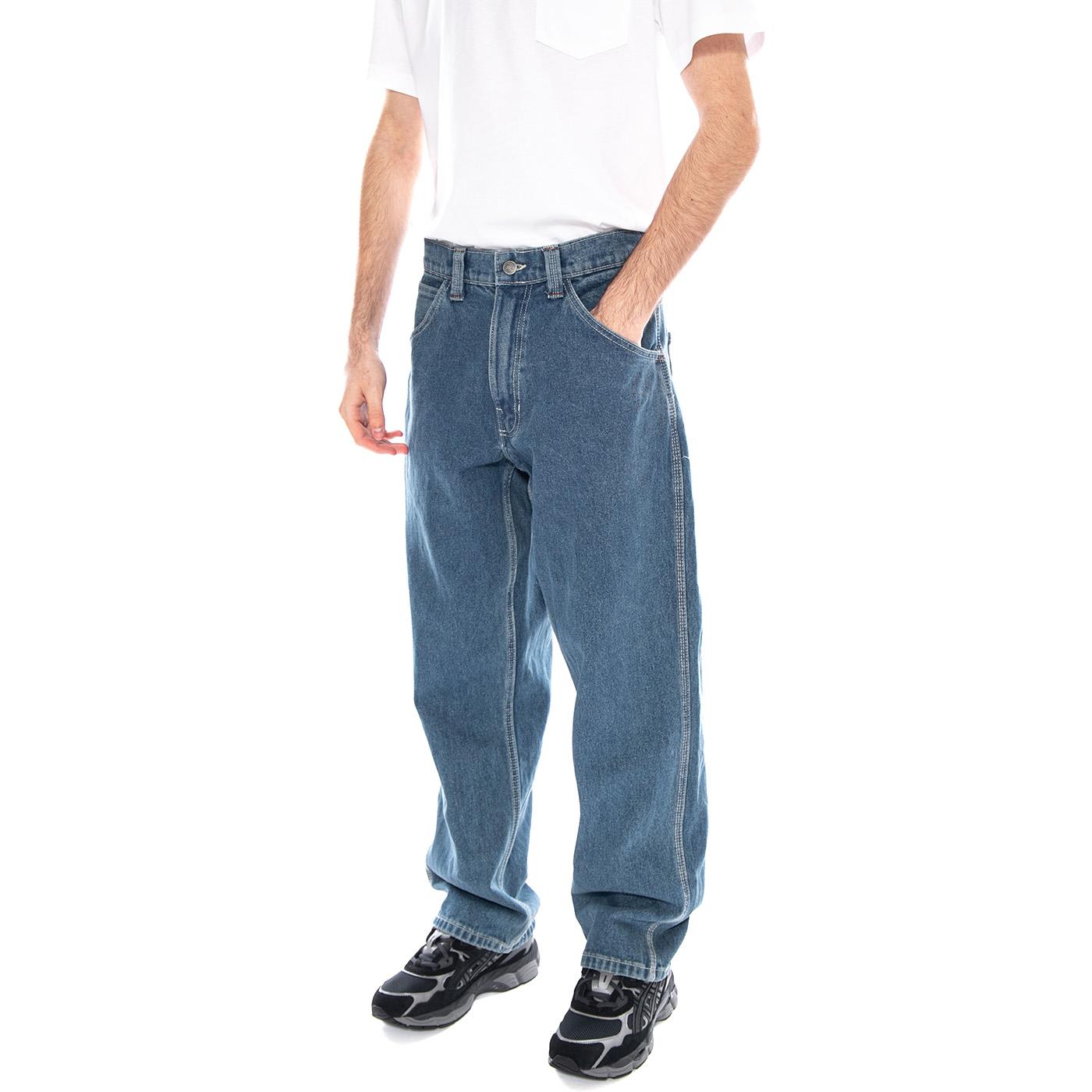 Skate Check-5 Loose Denim Vintage Indigo - Denim Jeans Uomo Blu VN000KXMAHU1 . VANS 