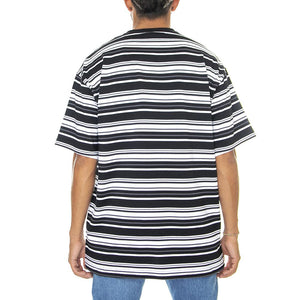 Westover Stripe Tee Black - Maglietta Girocollo Uomo Nera / Multicolore DK0A4Y1PBLK1  DICKIES 