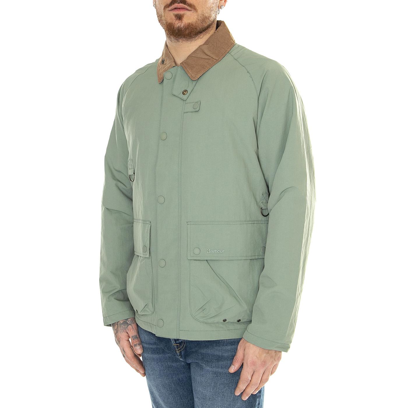 Utility Summer Spey Showerproof Agave Jacket - Giacca Uomo Verde SS24-MSP0093-GN31  BARBOUR 