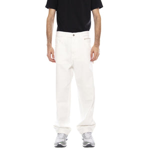 Brandon Pant - Pantaloni Uomo Bianchi I035893 0202 CARHARTT WIP 