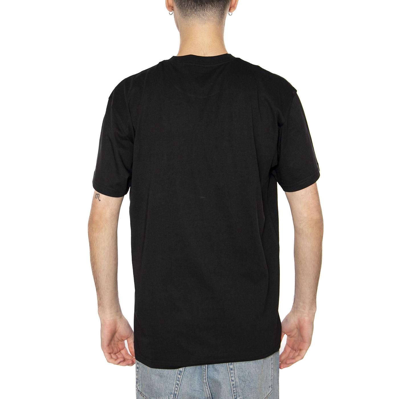 S/S Pocket Heart T-Shirt Black / Black - Maglietta Girocollo Uomo Nera I032128.00EXX . CARHARTT WIP 