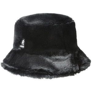 Faux Fur - Cappello da Pescatore Nero K4370-SB002 . KANGOL 
