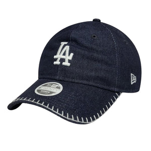 Female Denim Stitch 9TWENTY® Los Angeles Dodgers - Cappellino Blu Navy 60771755 NVY NEW ERA 