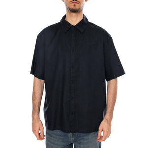NAVY FISH PATCH KURTIS SHIRT BLUE - Camicia Maniche Corte Uomo Blu MSH00233 BLUE THINKING MU 