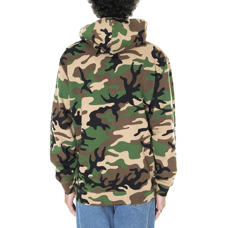 M' DC x Thrasher Ph Army Camo - Felpa con Cappuccio Uomo Camo ADYFT03399-XCGK  DC 