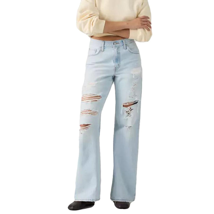 LOOSE BOOTCUT MED INDIGO - Pantaloni Denim Jeans Donna Blu 005DO 0009 LEVIS 