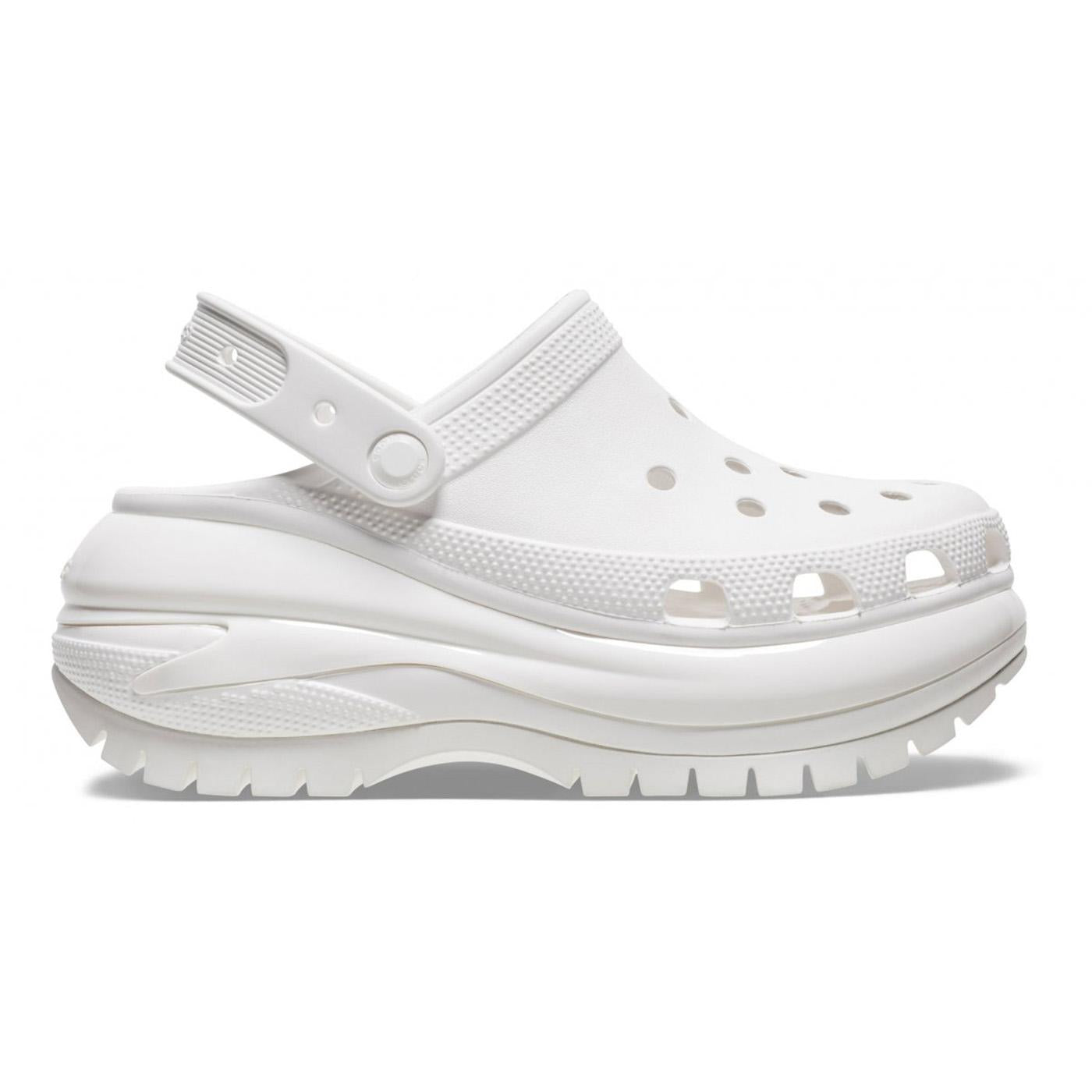 M' Classic Mega Crush Clog W WHI - Sandali Uomo Bianchi CR.207988-WHI . CROCS 