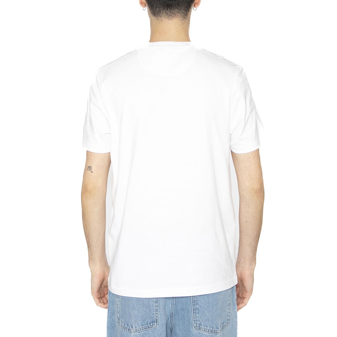 Danny Reg SS Tee White - Maglietta Girocollo Uomo Bianca F4KFD040104  FARAH 