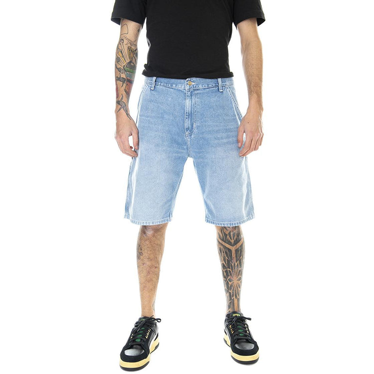 Ruck Single Knee Short Blue / Light True Washed I022950-01ZO  CARHARTT WIP 