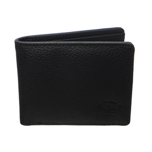 Roy Vegan Leather Rfid Saddle Black - Portafogli Nero 11163-00001-OS  HERSCHEL 